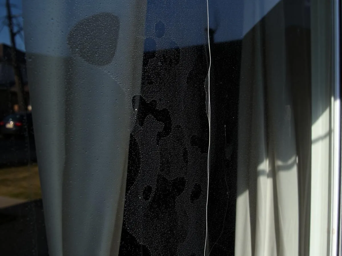 Spot-free glass, inside and out — before cleaning in Columbia, TN