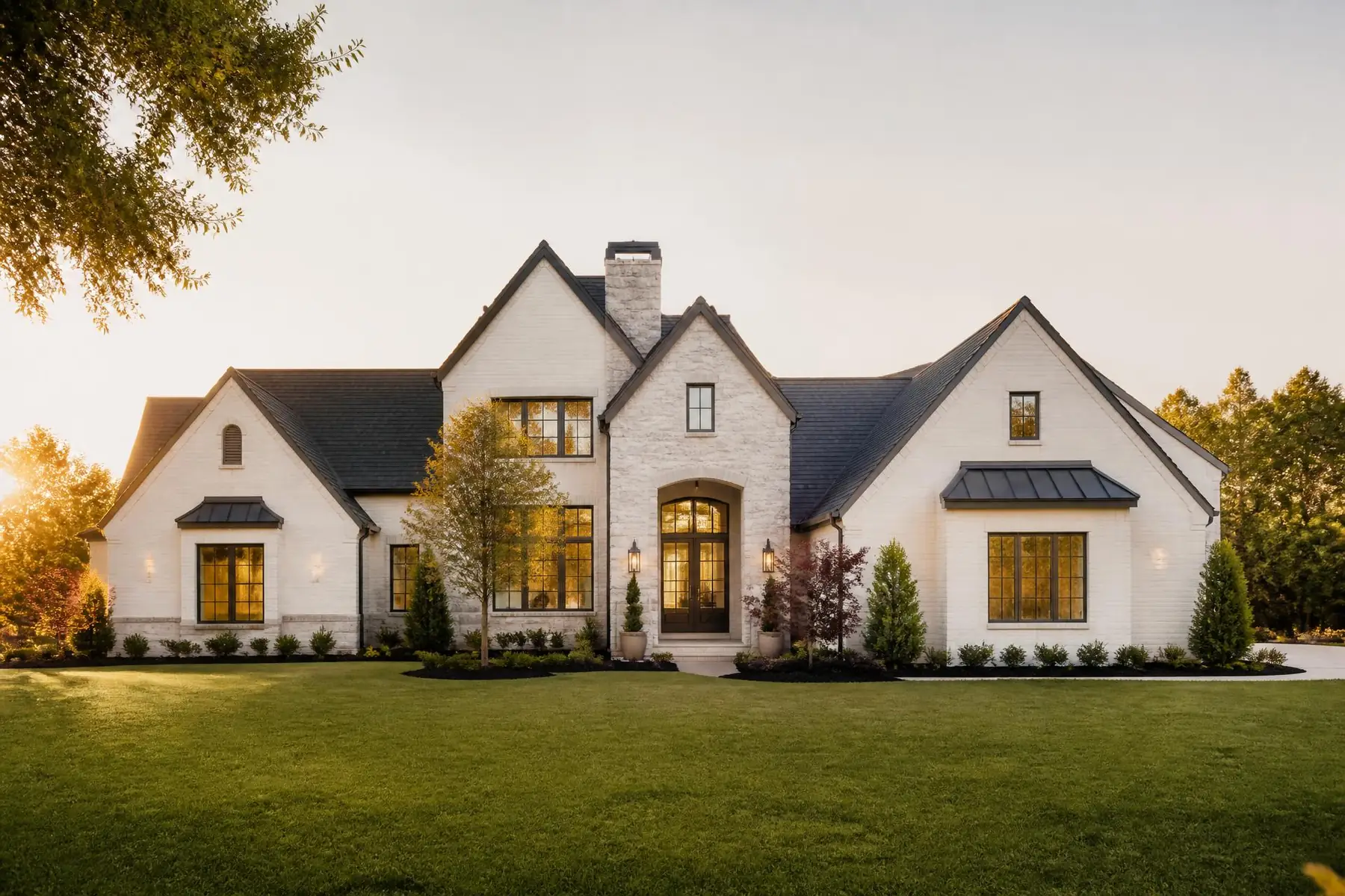 Luxury Middle Tennessee home cleaned by Clear Cut Exterior Cleaning